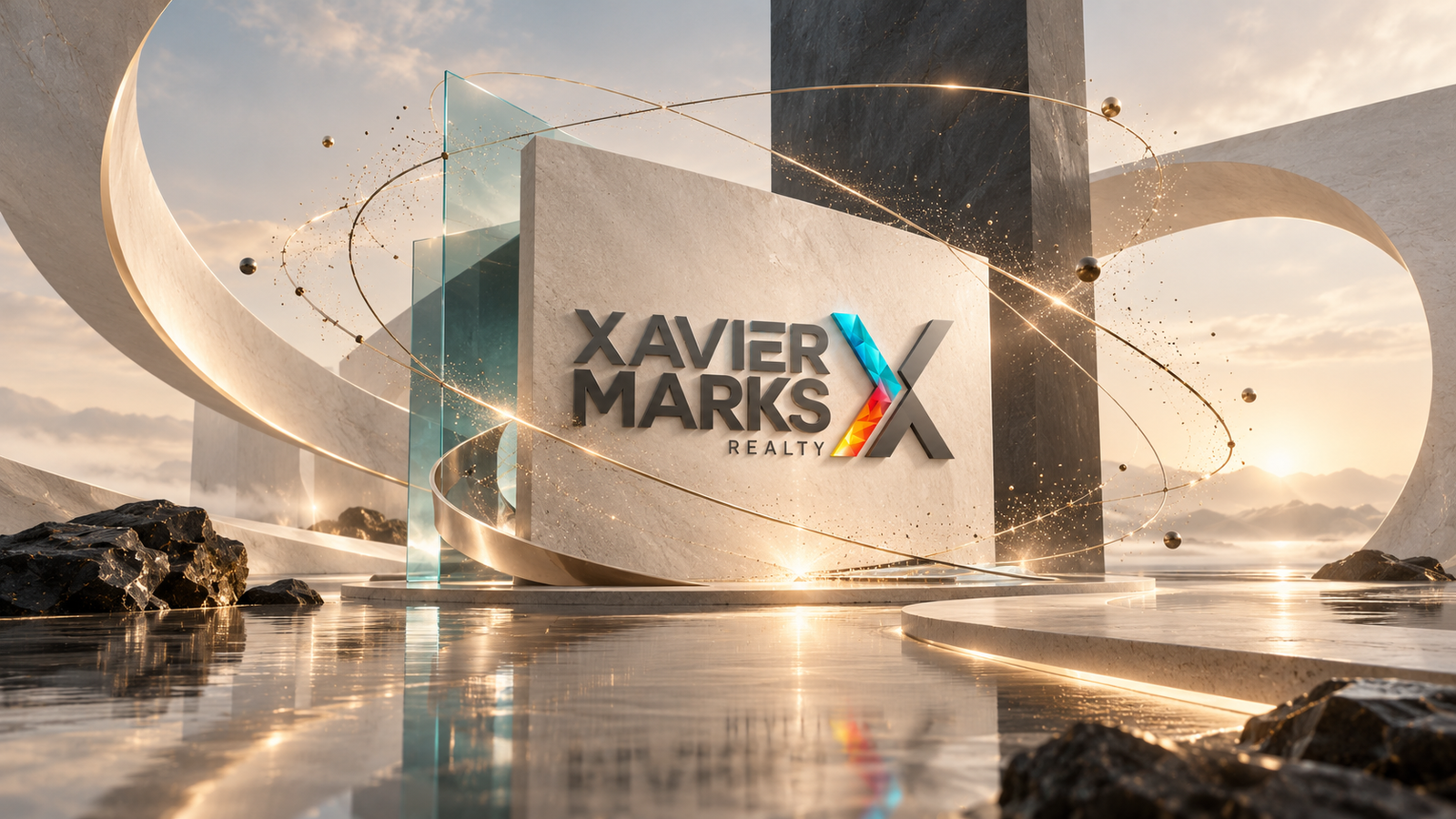 Xavier Marks surreal architectural ecosystem